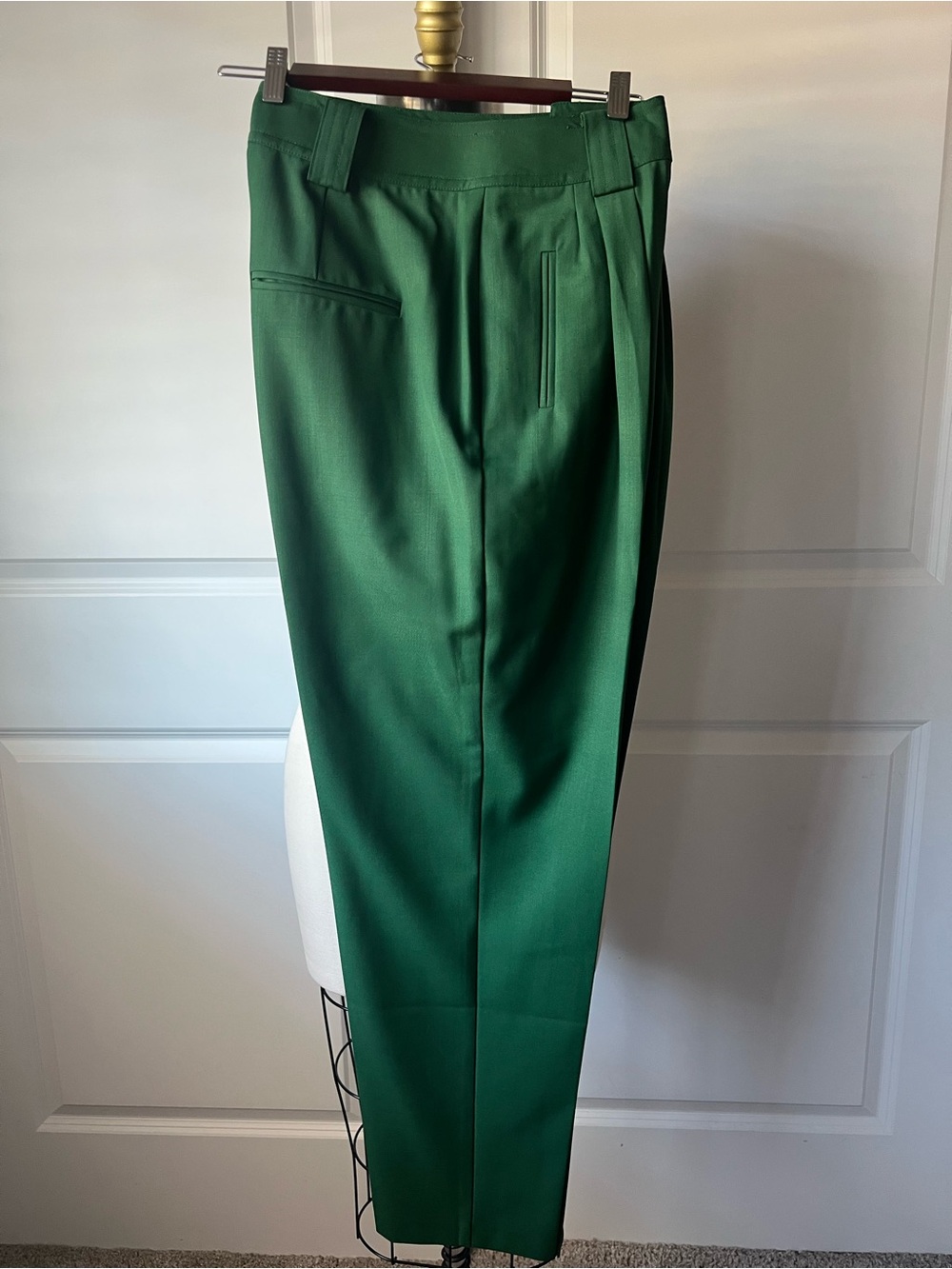 Equipment Emerald Green Tailored Pants